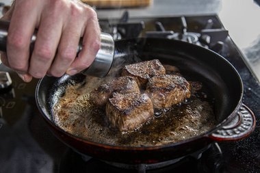 Veal spices to your taste.
