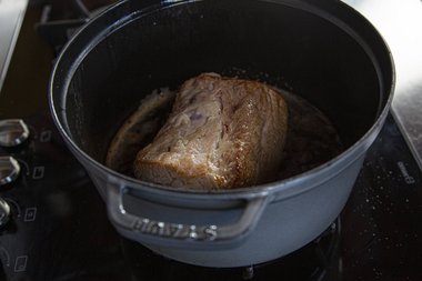 Turn the heat to medium low.