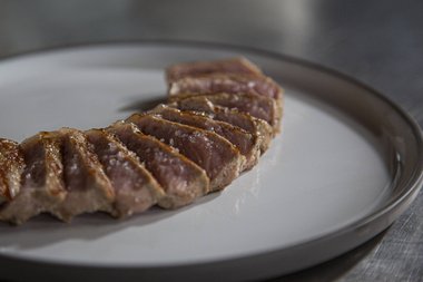 Enjoy your veal entrecote.