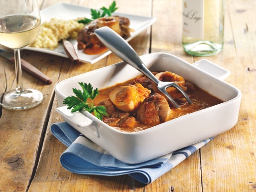 Recipe veal ossobuco alla Milanese with risotto